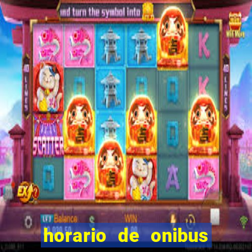 horario de onibus santos dumont x juiz de fora